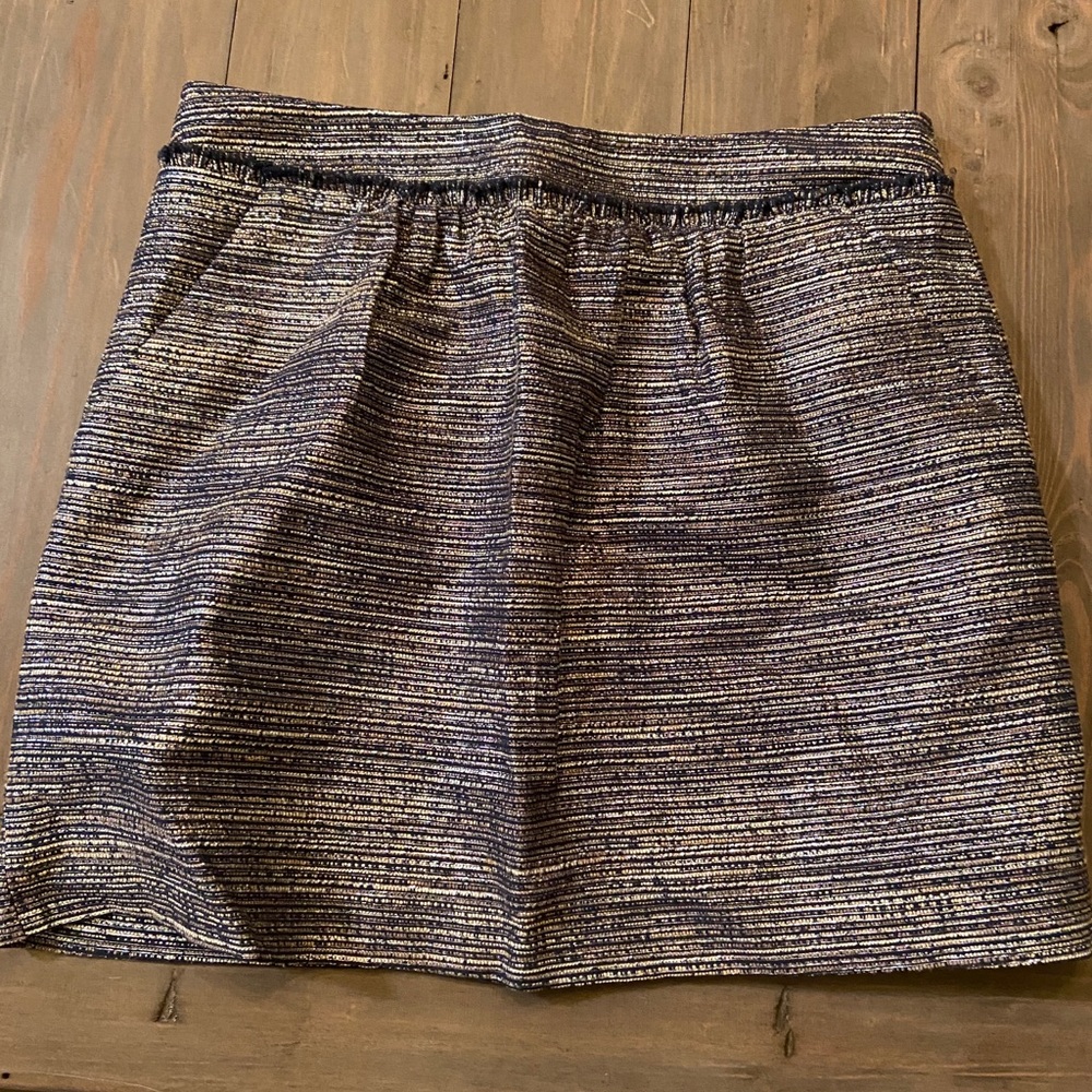 Gap Navy with sparkle mini skirt